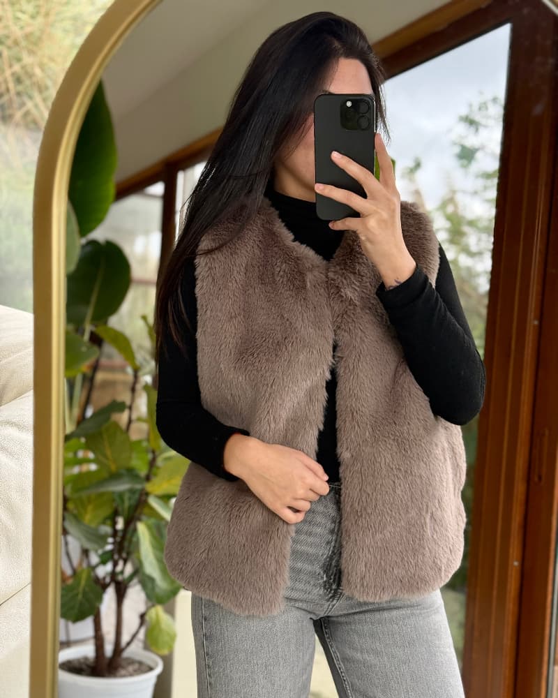 Chaleco Peludo Matilde