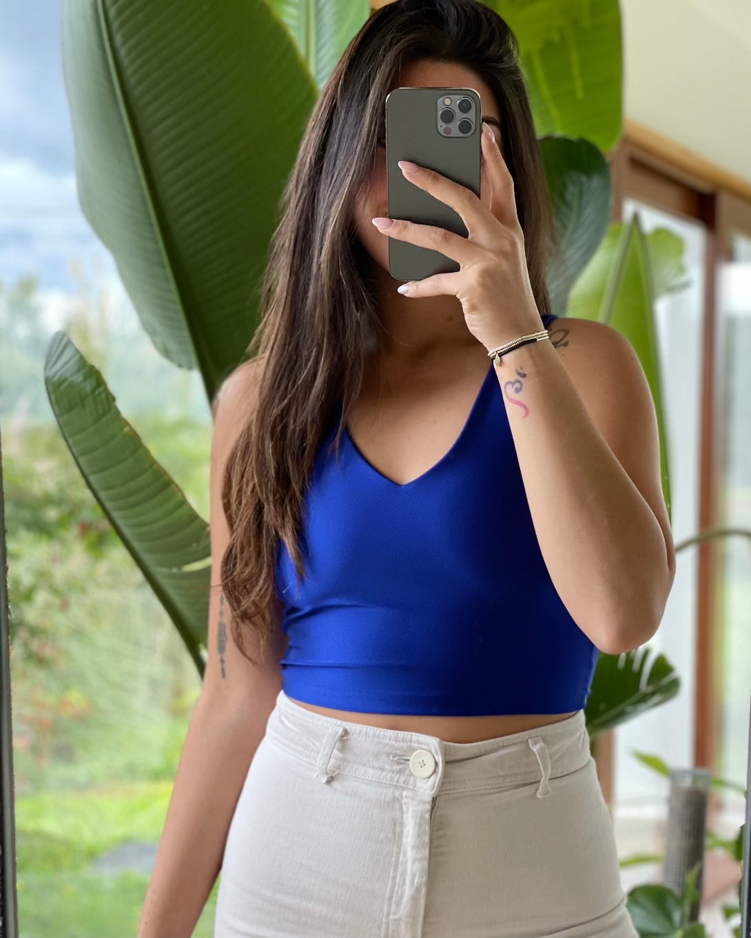 Top Valerie Azul