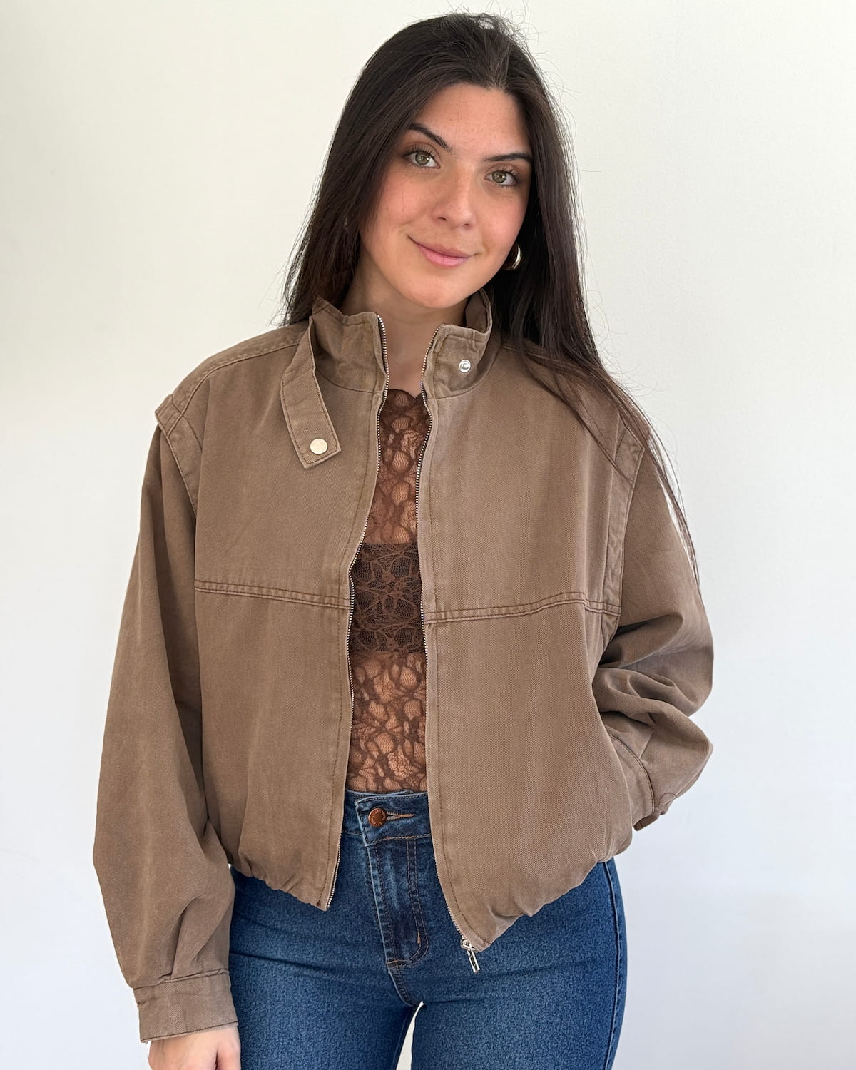 Bomber Denim Clara