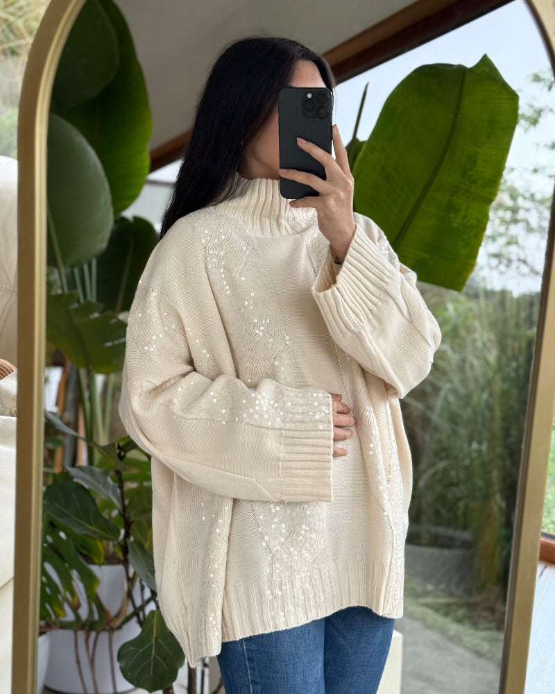 Sweater Oversize Brillos