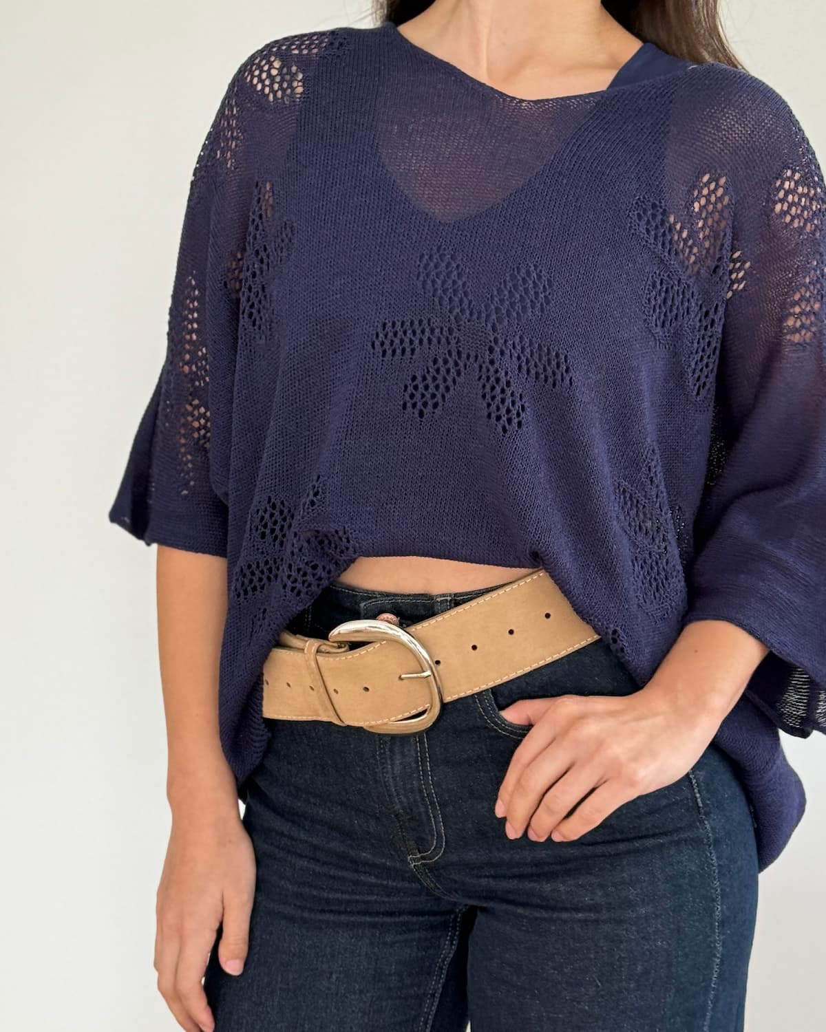 Sweater Punto Flor