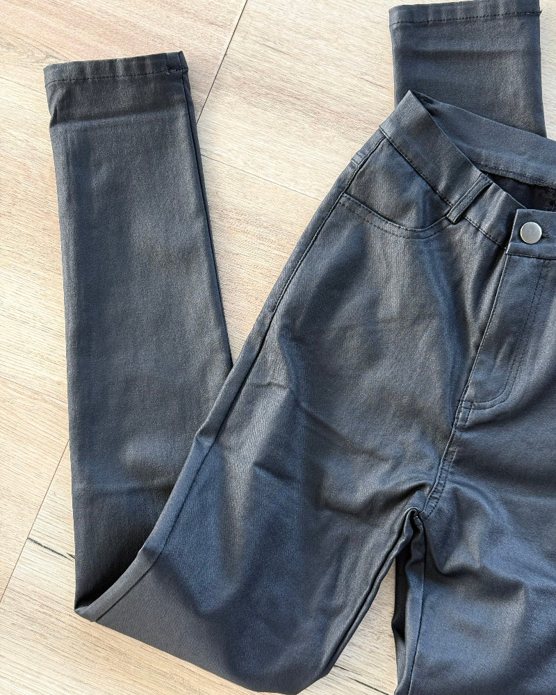 Pantalón Ecocuero Skinny