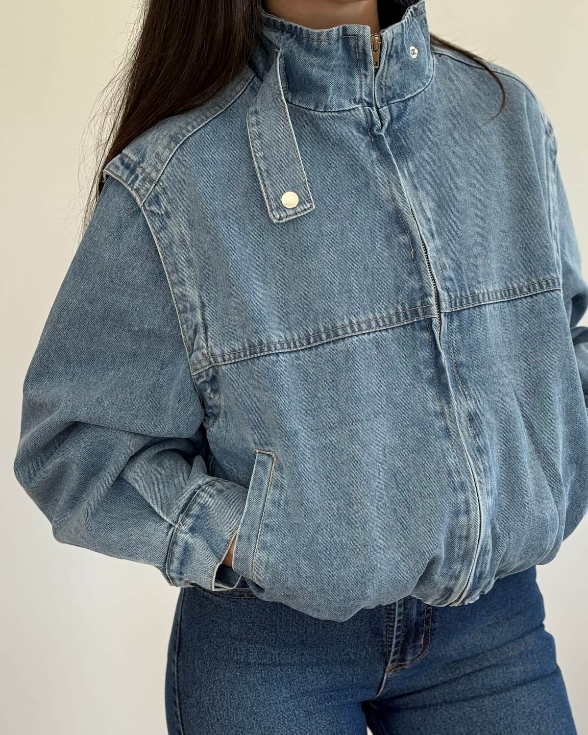 Bomber Denim Clara