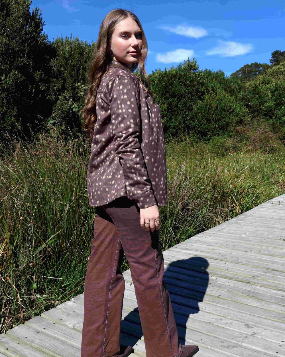Sobrecamisa Sendero Gamuza