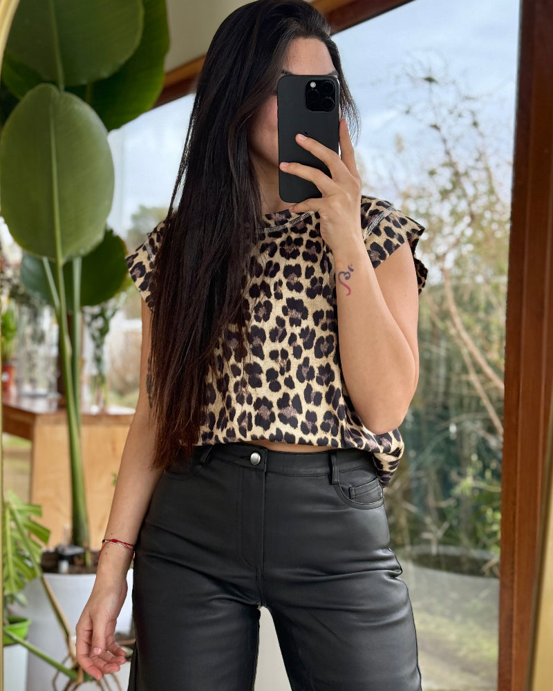 Polera Animal Print Tenerife