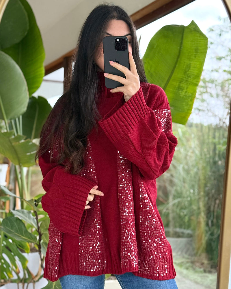 Sweater Oversize Brillos