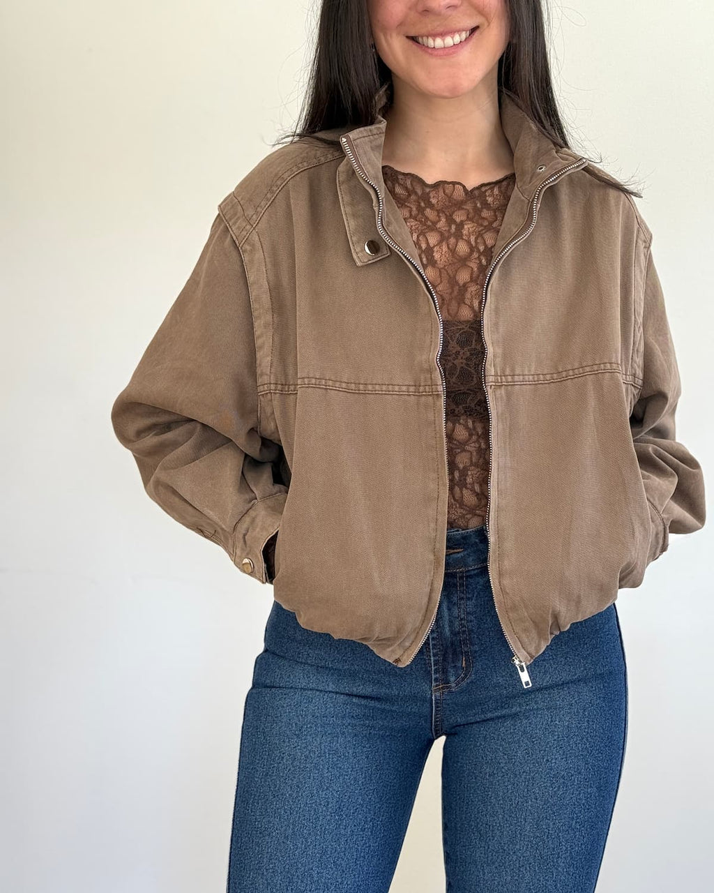 Bomber Denim Clara