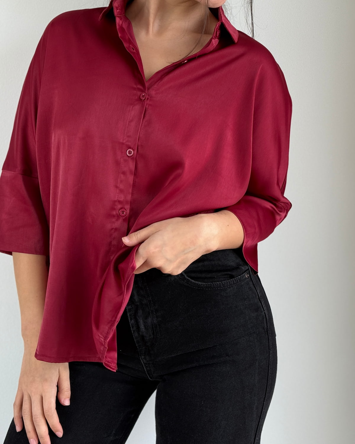 Blusa Satín Isabella