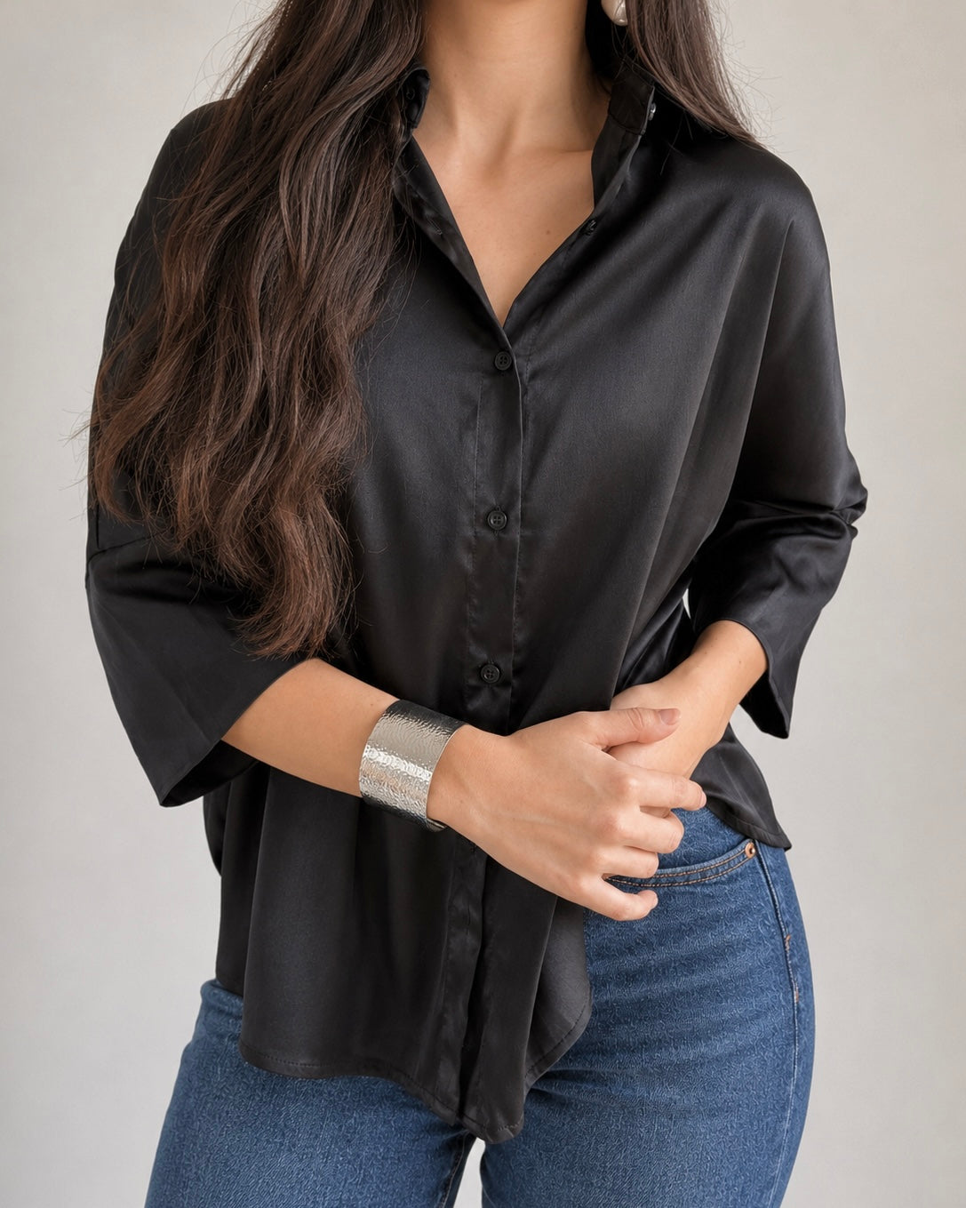 Blusa Satín Isabela