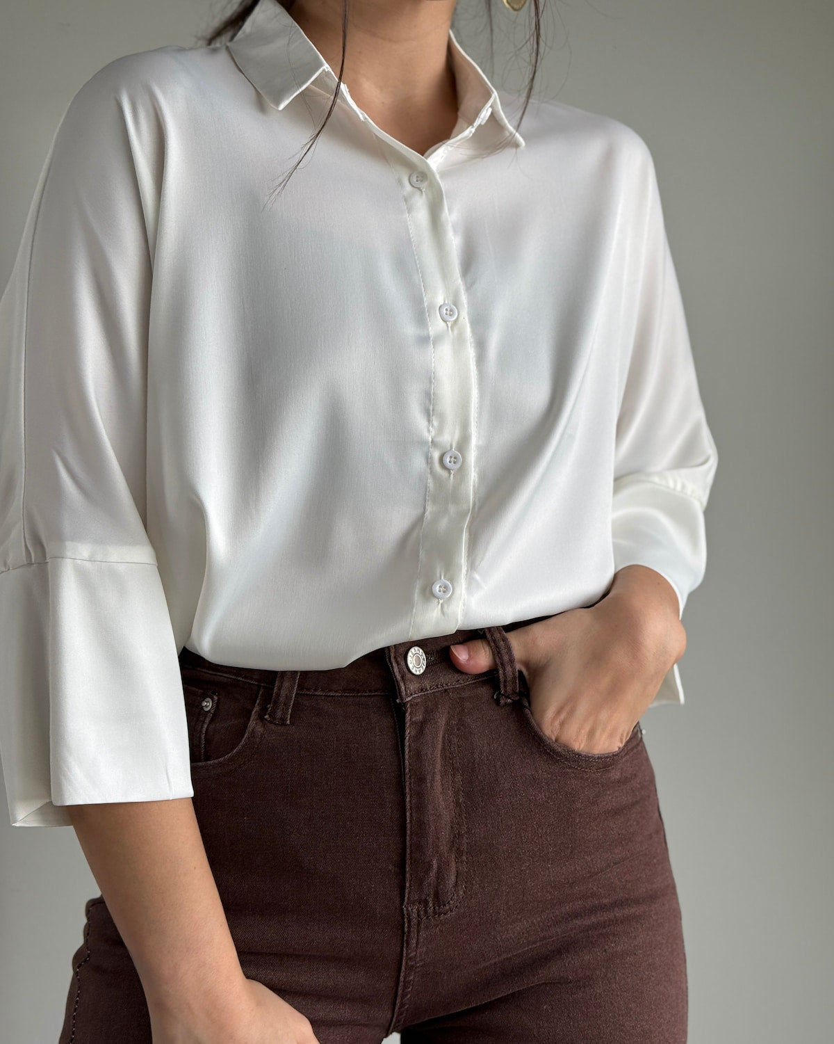 Blusa Satín Isabella
