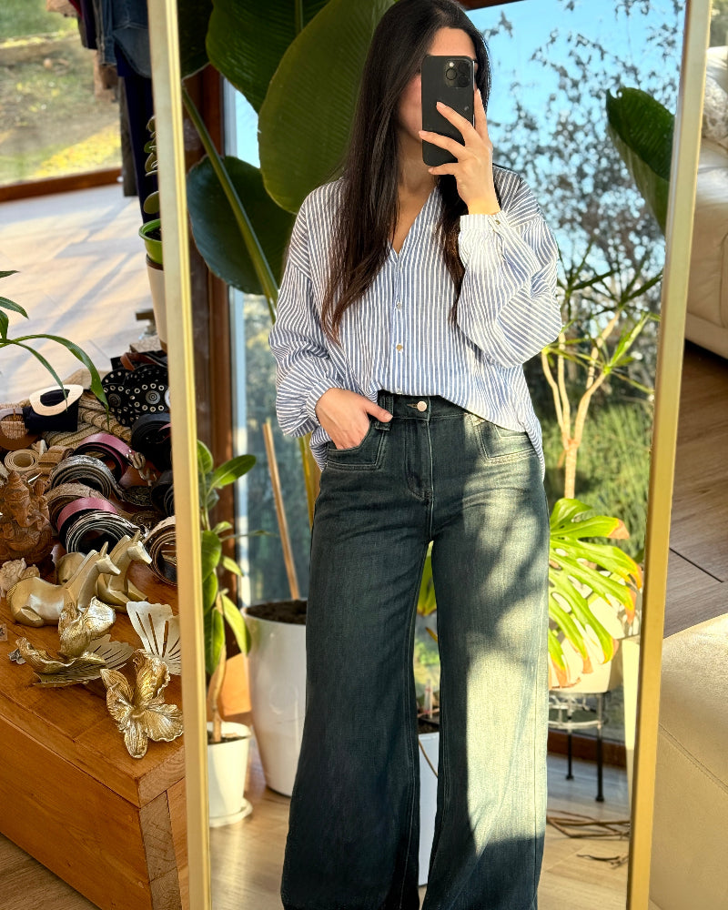 Jeans Wide Leg Oporto