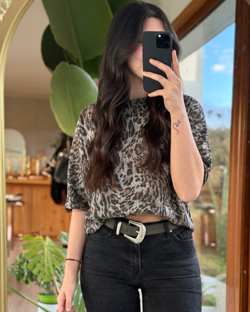 Polera Animal Print
