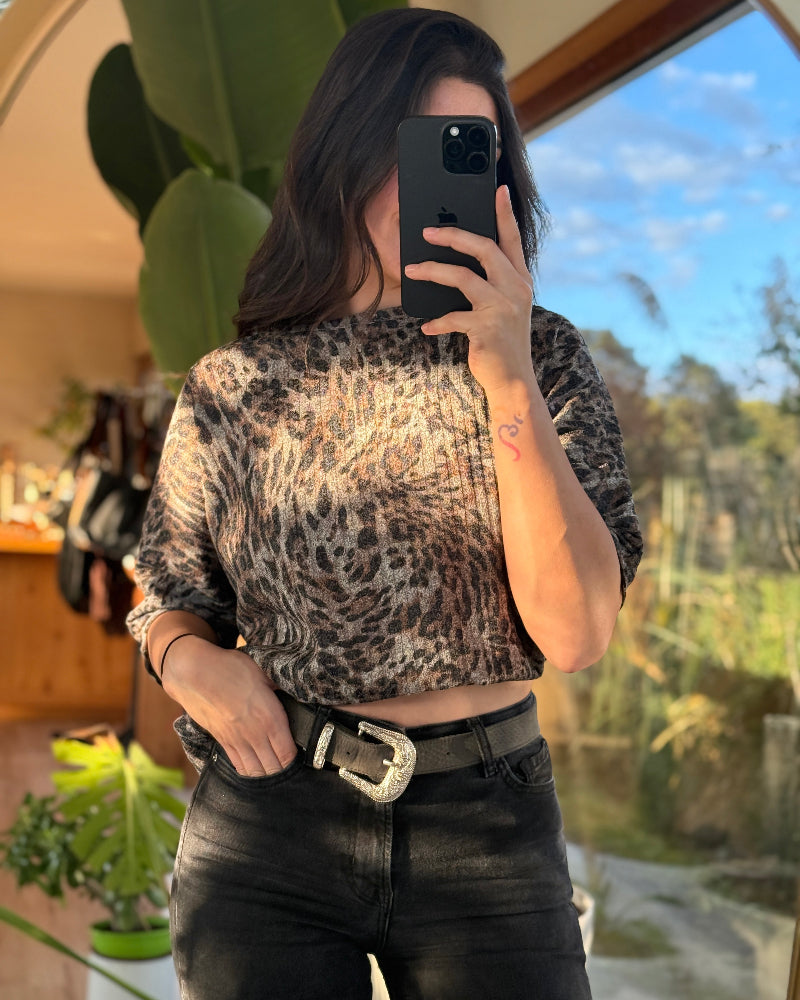 Polera Animal Print