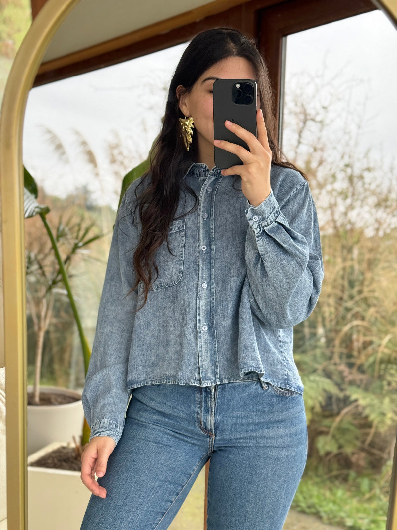 Blusa Denim Melisa