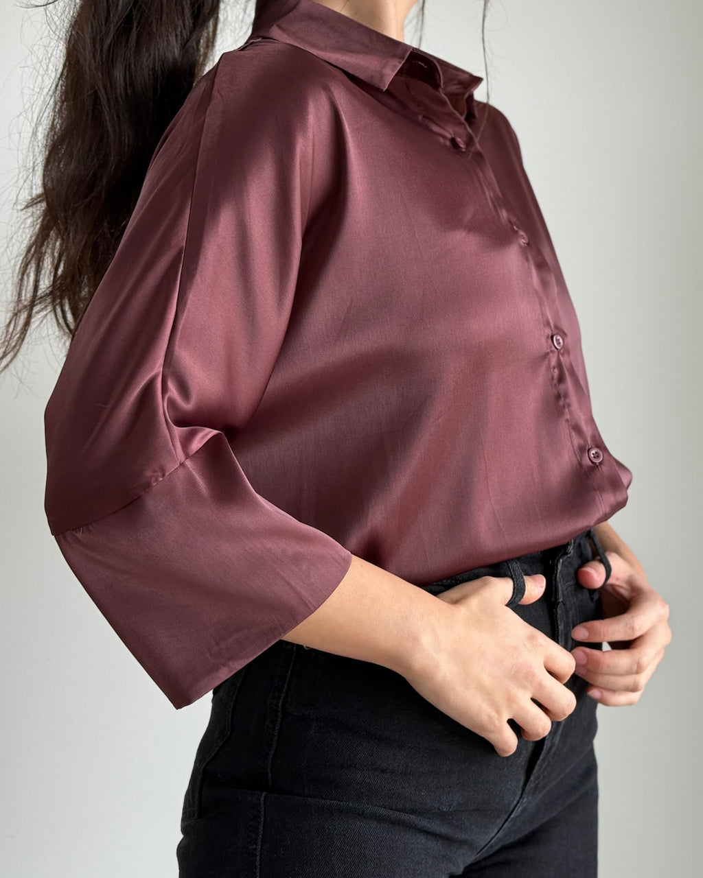 Blusa Satín Isabella