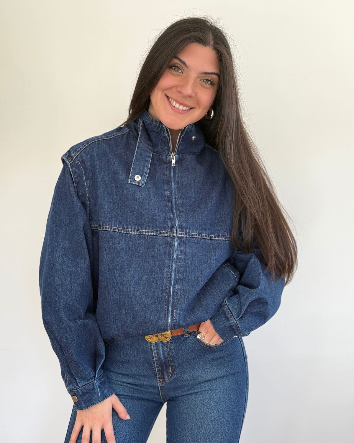Bomber Denim Clara