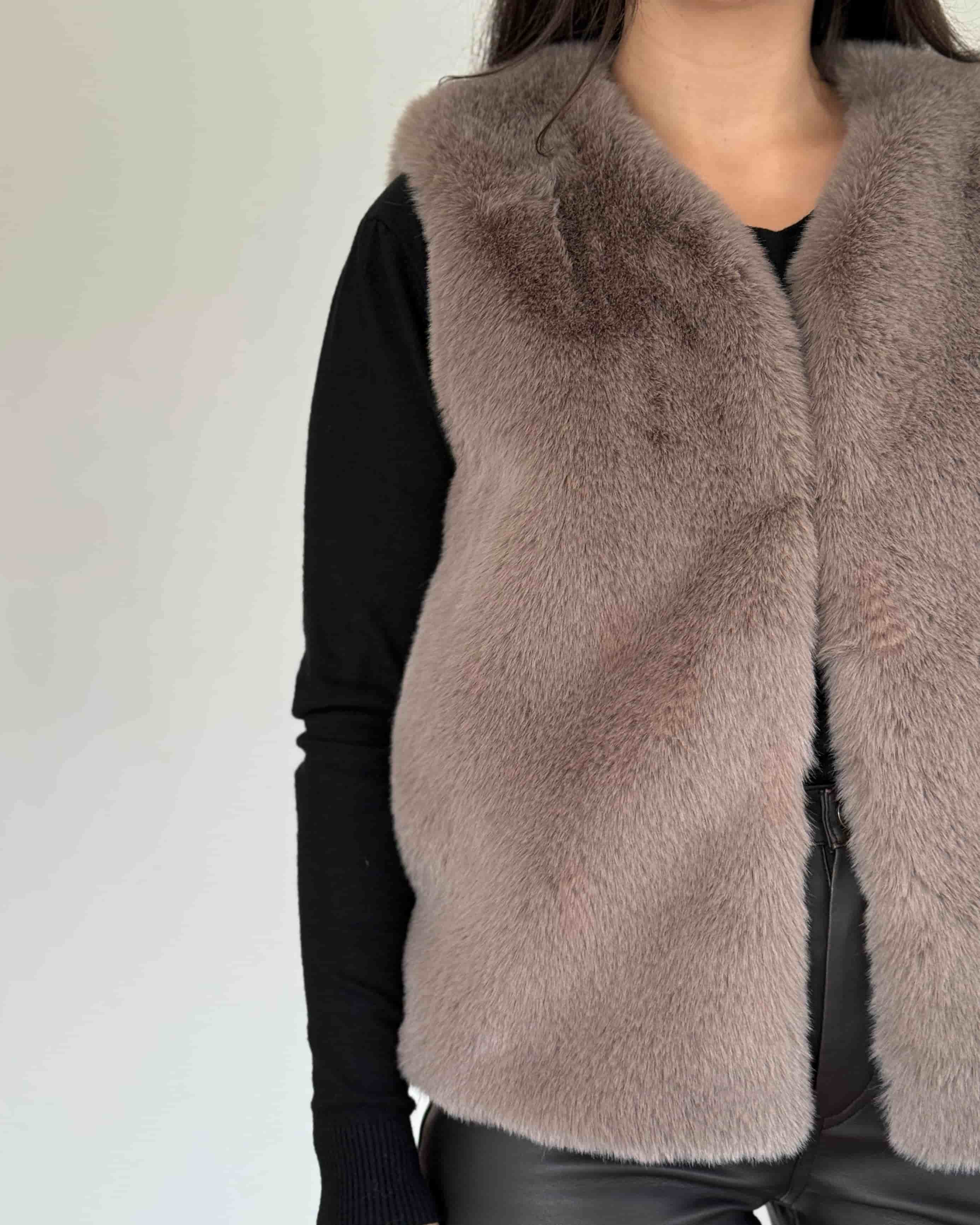 Chaleco Peludo Matilde