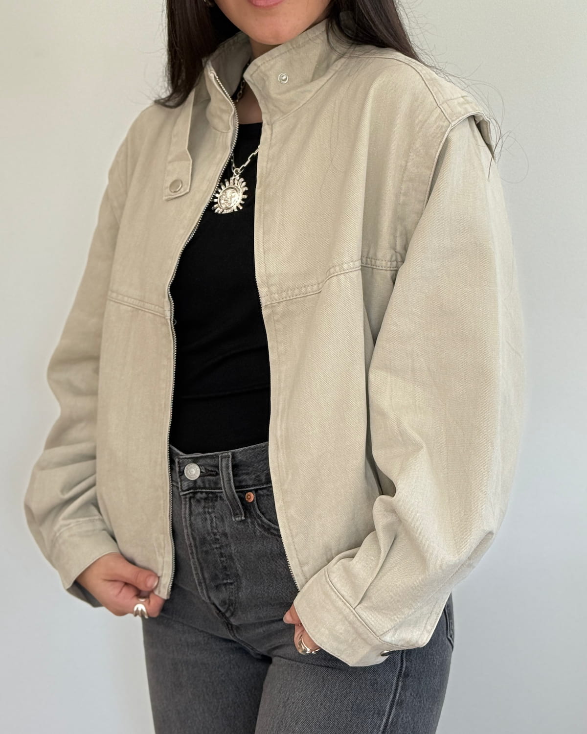 Bomber Denim Clara