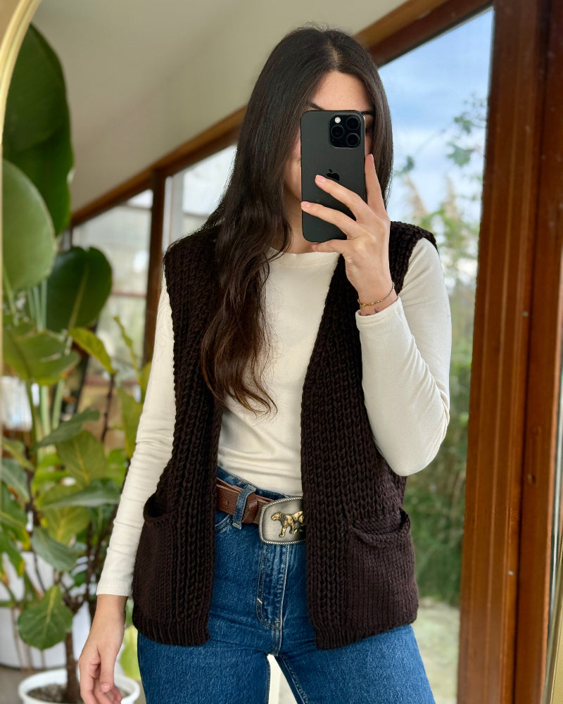 Chaleco Tejido Estela