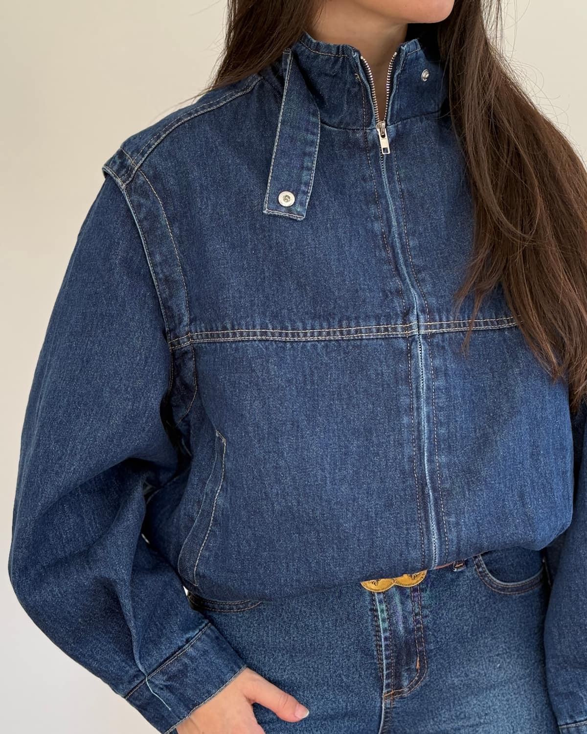 Bomber Denim Clara