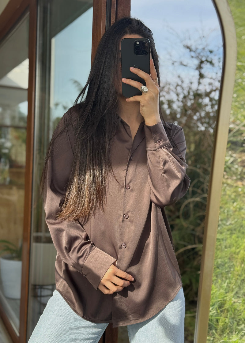 Blusa Satín Rosario