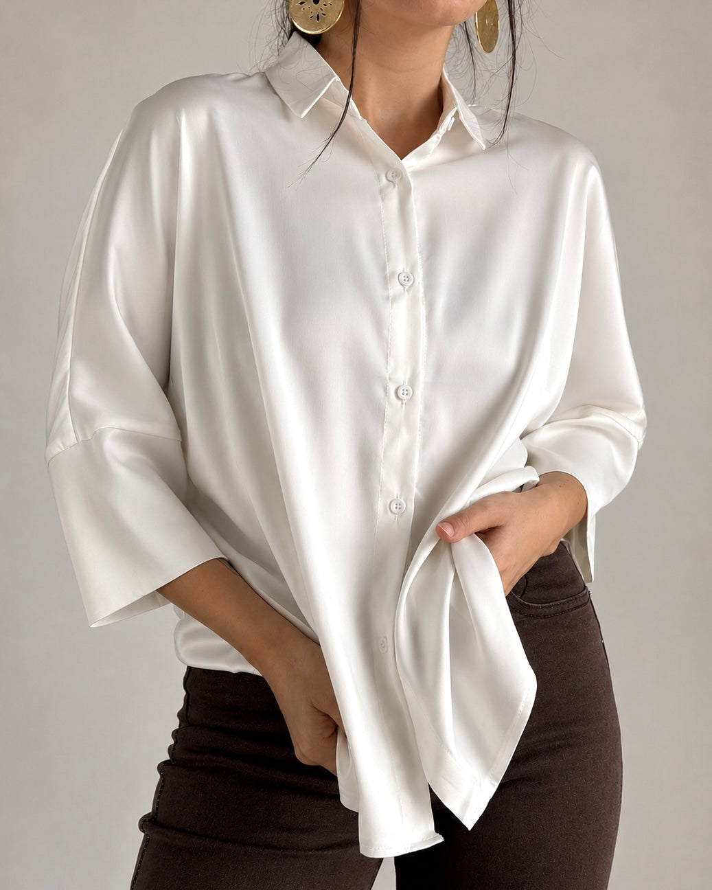 Blusa Satín Isabela
