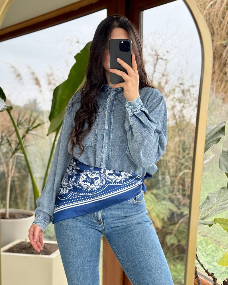 Blusa Denim Melisa