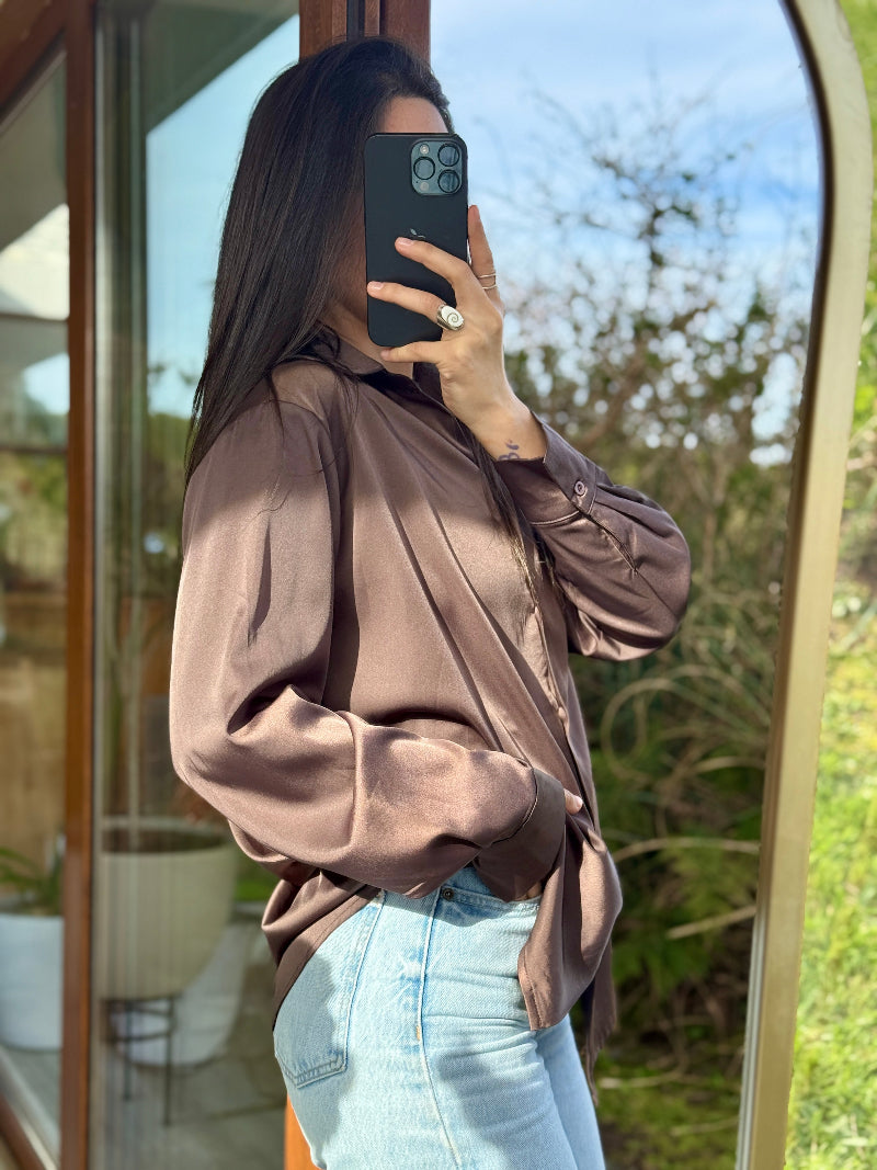 Blusa Satín Rosario